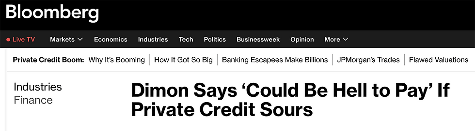 bloomberg article dimon says